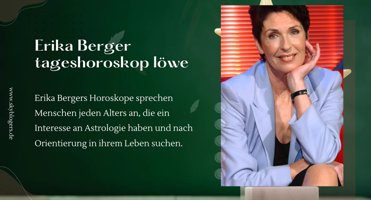 Erika Bergers Horoskope sprechen Menschen jeden Alters an, die ein Interesse an Astrologie haben und nach Orientierung in ihrem Leben suchen.